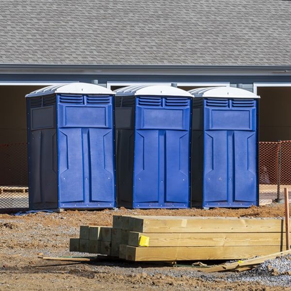 are there different sizes of portable restrooms available for rent in Kearneysville